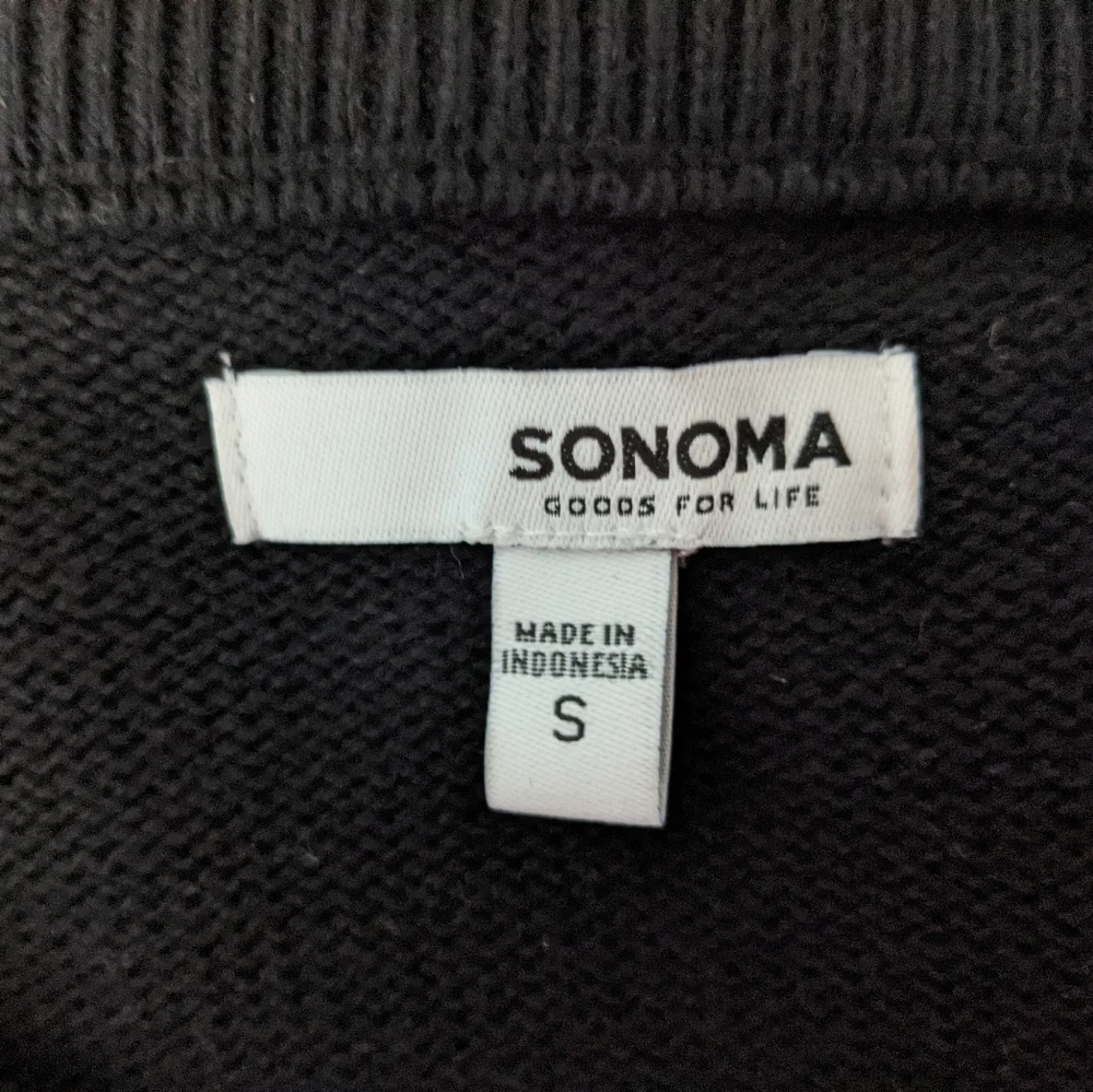Sonoma Black Sweater Size Small